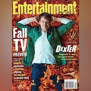 Entertainment Weekly Fall TV Preview Magazine - Michael C. Hall as DEXTER. NEW!